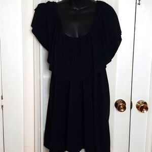 WOMANWITHIN 3XL‎ Black Peasant Top Sleeveless